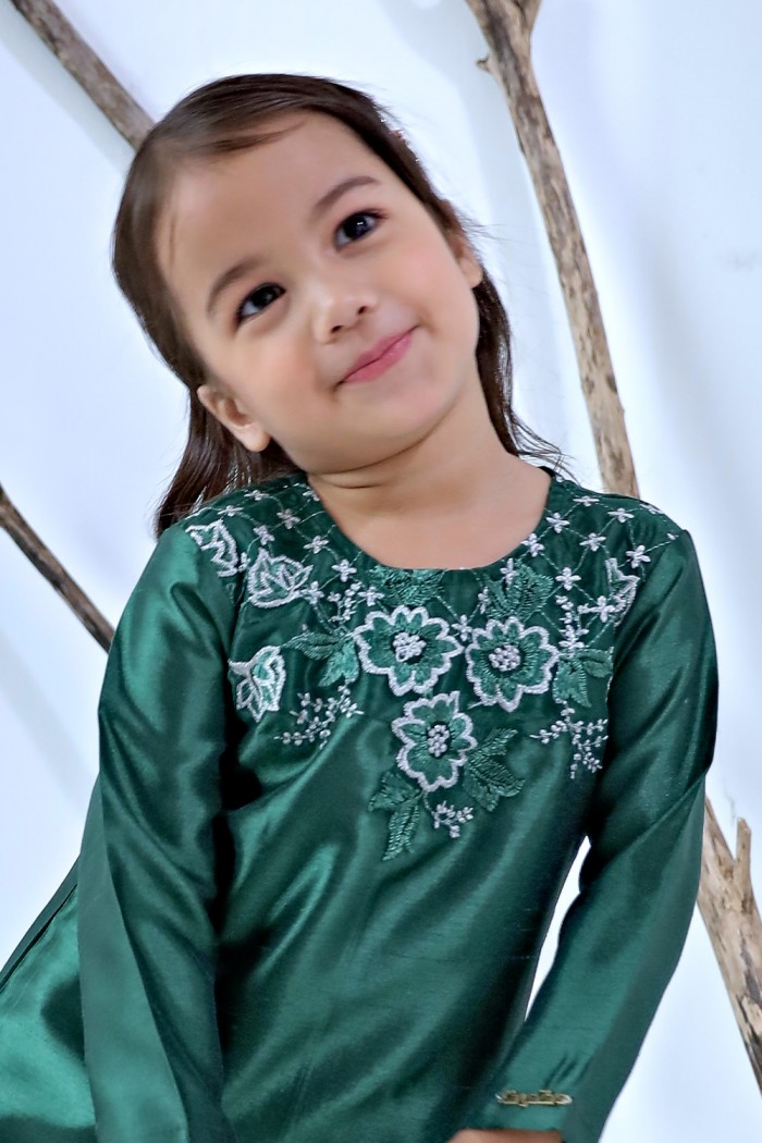 Talita Silk Kids - Emerald Green
